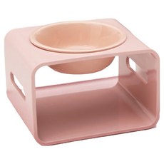 STUDIO ALIVE 寵物食碗3 S14, 1個, 粉紅色