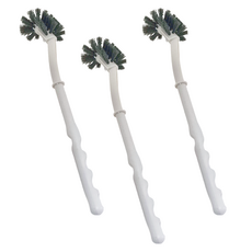 UdiLife 優的生活大師 hold掛刷馬桶清潔刷 特殊彎型刷頭 防滑握柄 吸盤式掛勾, 3支