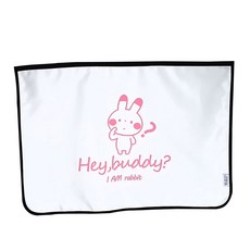 Comtia 動物印花磁吸式汽車車窗遮陽簾, 好奇的兔子, 1個