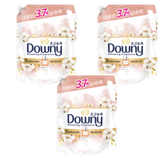 Downy Blooming Fragrance超高濃縮衣物柔軟精補充包 純淨棉花香, 2.6L, 3包