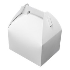 JPackTory 手提切片蛋糕盒 小, 白色, 50個