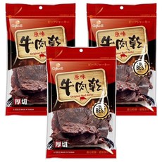 Chiao-E 巧益 原味牛肉乾, 70g, 3包