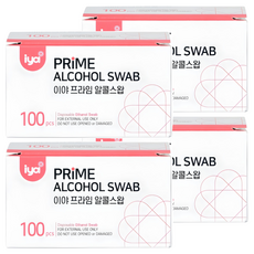 iya 프라임 알콜스왑, 100개입, 4개