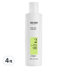 니옥신 스칼프 + 헤어 컨디셔너 No 2, 4개, 300ml
