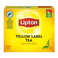 Lipton 立頓 黃牌紅茶, 2g, 100包, 1盒