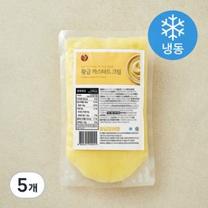 황금잉어빵 황금 카스타드 크림 (냉동), 500g, 5개, 1개입
