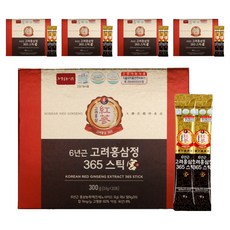 Jungwonsam 6年產高麗紅蔘精 30條入+提袋, 300g, 5盒