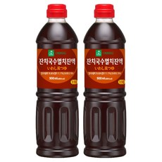 이엔푸드 잔치국수 멸치진액, 900ml, 2개