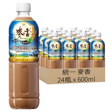 統一 麥香 阿薩姆奶茶, 600ml, 24瓶