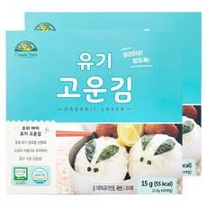 Organic Story 無調味香烤海苔 10包入, 15g, 2盒