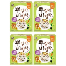 미즈앤코 뿌리락 비빌락 후레이크 4p, 야채, 20g, 4개