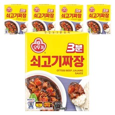 OTTOGI 不倒翁 3分鐘即食牛肉炸醬調理包, 5盒, 200g
