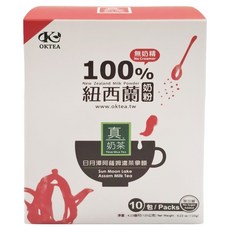 歐可茶葉 日月潭阿薩姆濃茶拿鐵 無糖款, 12g, 10包, 1盒