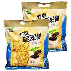 食材工坊 竹鹽奇亞籽餅, 300g, 2袋