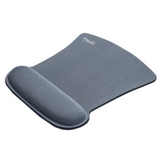 E-books 護腕紓壓滑鼠墊 人體工學設計 防滑底層, 灰色, 1個