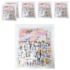 PUSAN 雜錦彈珠口香糖 Set 150 可愛造型多種水果口味, 594g, 6袋