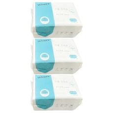 Wimarn 韓國洗臉巾 小(20 x 15cm), 白色, 3包, 白色