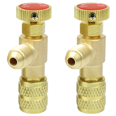 실외기 에어컨 가스 충전 주입 연결 냉매 컨트롤 밸브 R410, 2개