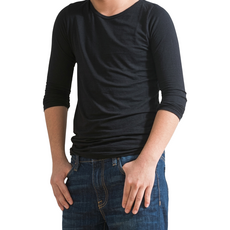 Peilou 貝柔 機能吸濕發熱保暖衣 兒童圓領 HP6300