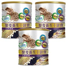 易而善 德森蜜 藜麥養生十穀寶, 無反式脂肪、無添加糖、無香料，天然穀物，全素食可用, 500g, 3罐, 25份