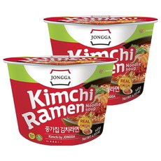 JONGGA 宗家府 泡菜拉麵碗裝, 2入
