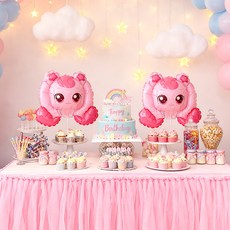 PARTYSHOW NEW 奇幻萌寵 哈啾萍 角色氣球 6入, 混合顏色, 6個