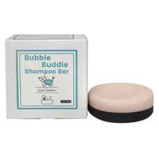 Bubble Buddle 雙色狗狗沐浴洗髮皂 + 起泡網套組, 100g, 1套