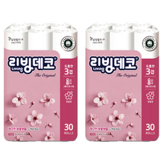 Living SOFT TISSUE The Original 3層衛生紙, 30m, 30入, 2個