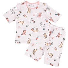 Maykids 女童款跳跳兔換季7分袖家居套裝