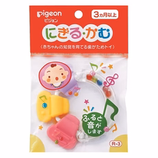 pigeon 貝親 牙齒咬環固齒器 3個月以上, 固齒器, 粉彩型, 1個