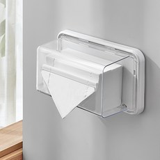 MEO磁吸冰箱微波爐附著式紙巾盒, 白色, 1個