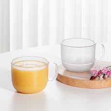 아띠홈 에코젠 머그컵 250ml, 클리어, 2개