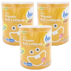바이오모멘트 유기농 볼 롤리팝 믹스, 340g, 3개