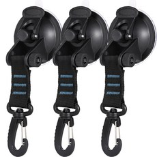 慎重商店 玻璃遮陽棚吸盤 3入, 藍色