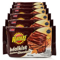 하타리 말키스트 초콜릿맛 크래커, 120g, 6개