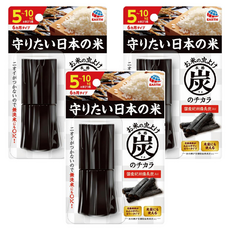 EARTH 地球製藥 炭之力 米用保存消臭劑, 5~10kg米, 6個月用, 75g, 3個