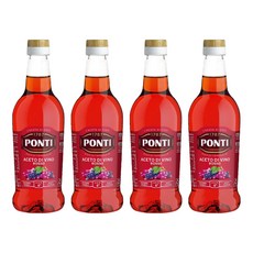 PONTI 紅酒醋, 500ml, 4個