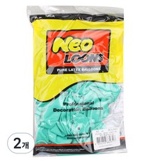 NEOTEX 30 cm 圓形氣球 50入, 珍珠薄荷綠, 2個