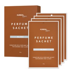 KUNDAL 昆黛爾 衣物香氛袋 4片入, 80g, 1盒, Blanc