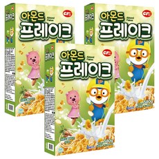 씨알로 아몬드 프레이크 시리얼, 580g, 3개