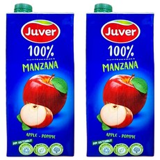 Juver 茱兒 蘋果汁, 1000ml, 2瓶