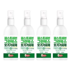 페스트세븐 그린팍스 모기 기피제, 100ml, 4개