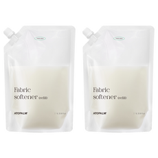 ATOPALM 愛多康 衣物柔軟精 小蒼蘭棉花香 補充包, 2個, 1L