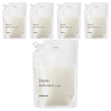 ATOPALM 愛多康 衣物柔軟精 小蒼蘭棉花香 補充包, 5個, 1000ml