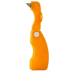 SHIMOMURA 下村 Fru-Veggie 柳橙剝皮器 7.2x3.2xH2.3cm, 橘色, 1個