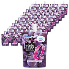 오리히로 푸룬또 곤약젤리 제로 포도맛, 130g, 48개