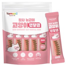 탐사 고양이 뉴고메 덴탈껌, 60g, 1개, 연어맛