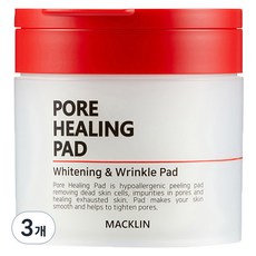 맥클린코스메틱 모공 힐링 패드 155g, 70매입, 3개