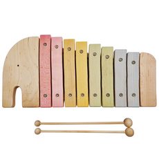 Ed.Inter 日本製職人手工積木, 大象木琴 多色, 1組