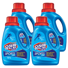 Yuhangen 運動氧系漂白劑 液體容器型, 4個, 1.4L